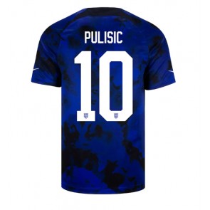 Förenta staterna Christian Pulisic #10 Bortatröja VM 2022 Kortärmad
